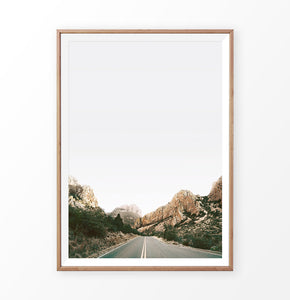 Big Band Print, National Park Texas