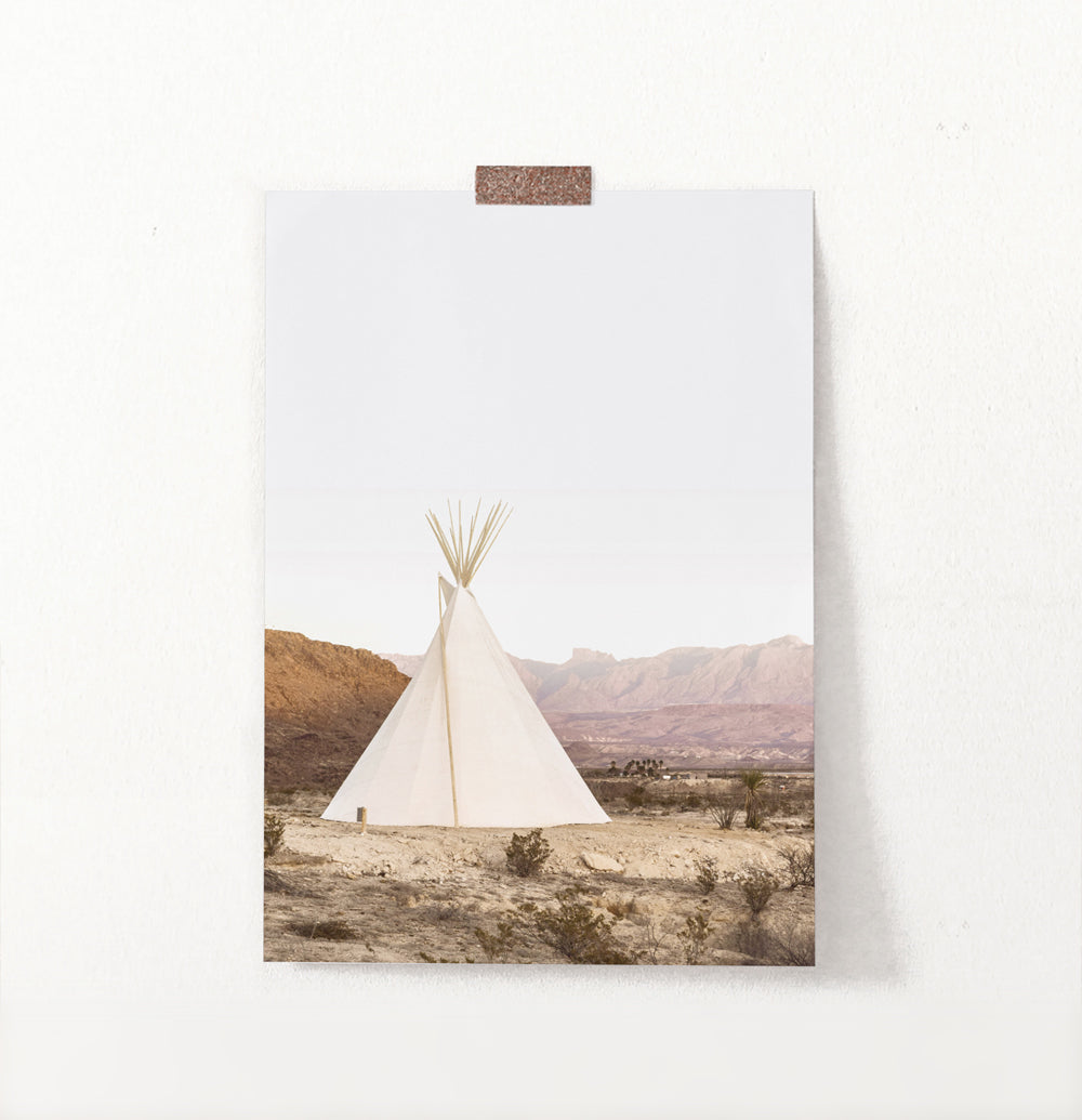 Teepee El Cosmico Photograph
