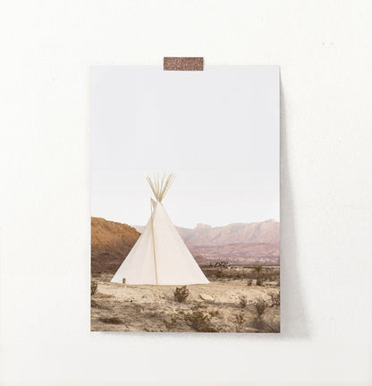 Teepee El Cosmico Photograph