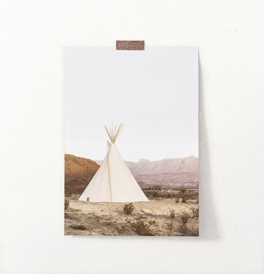 Teepee El Cosmico Photograph