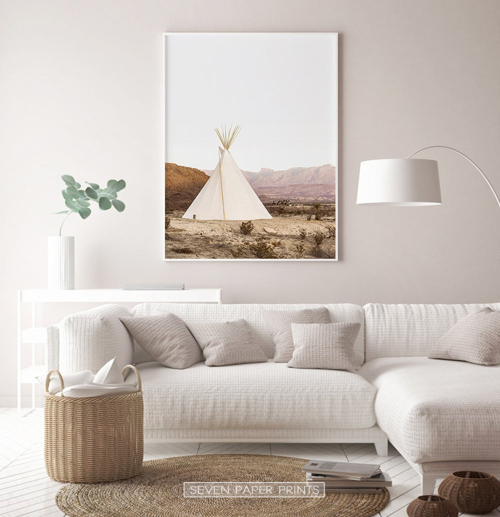 Teepee El Cosmico Photograph