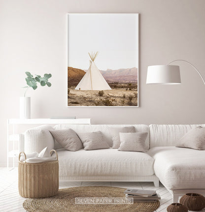 Teepee El Cosmico Photograph