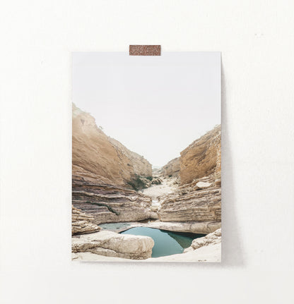 Canyon with Lake Wall Art