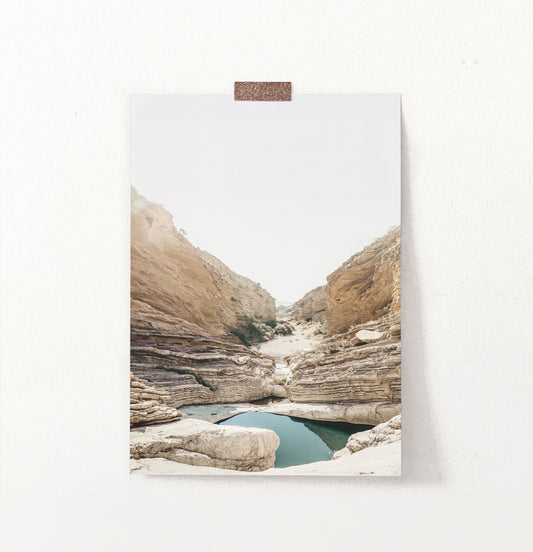 Canyon with Lake Wall Art