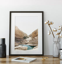 Load image into Gallery viewer, Canyon with Lake Wall Art
