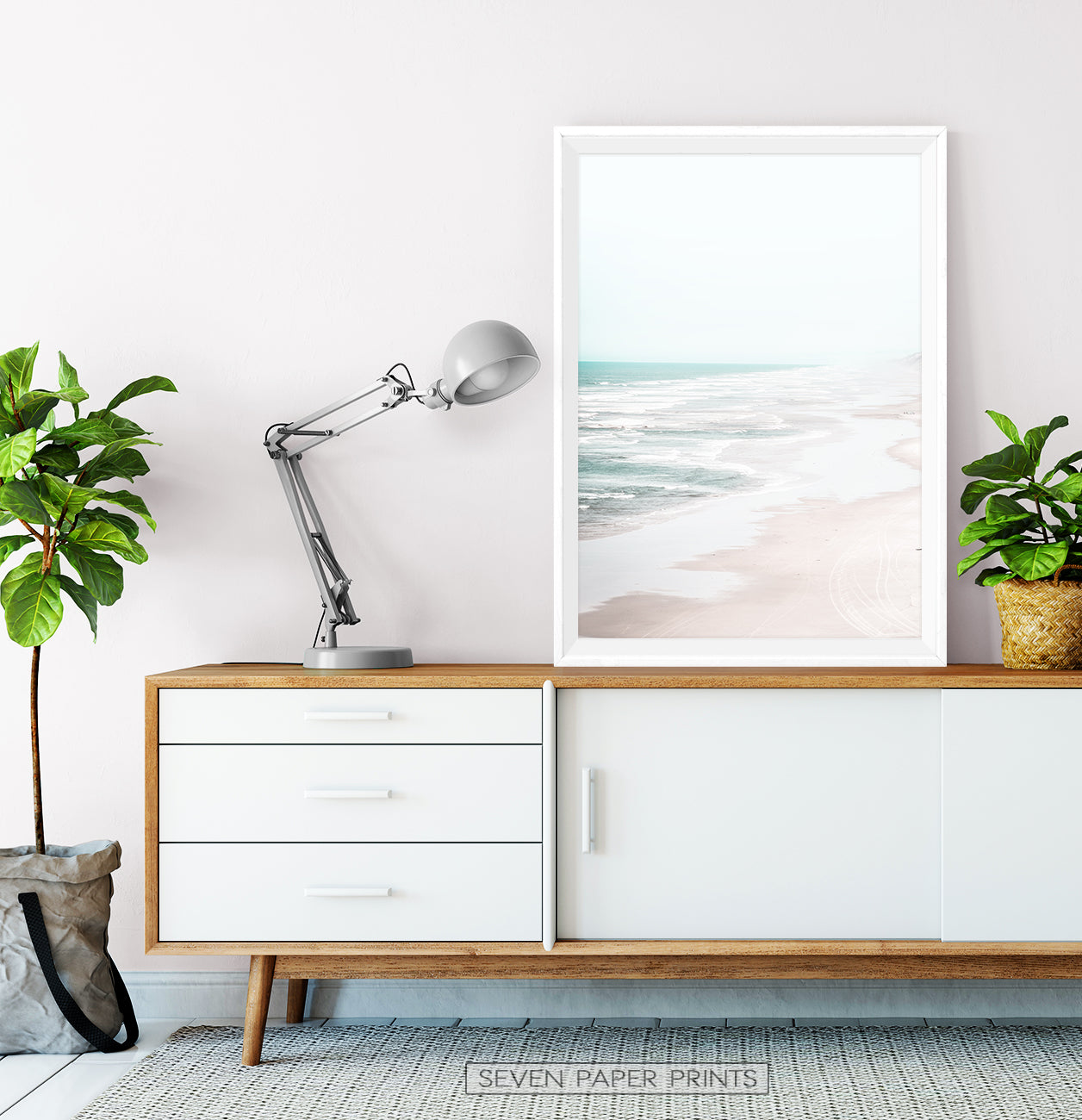 out of color Waves Print