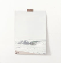 Load image into Gallery viewer, Large Sea Wave Surfing Print
