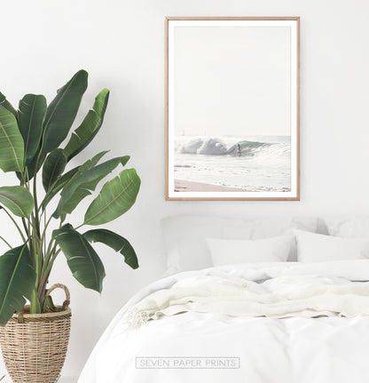 High Wave and Surfer Bedroom Decor