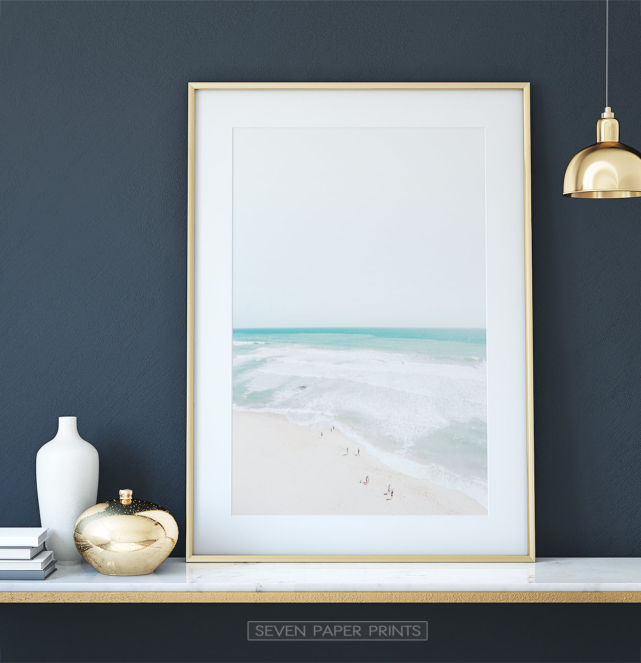 Large Beach View Wall Art