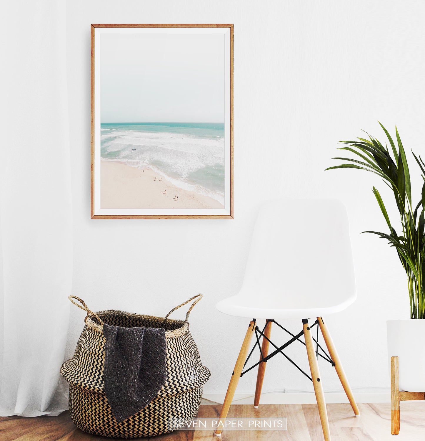 Large Beach View Wall Art
