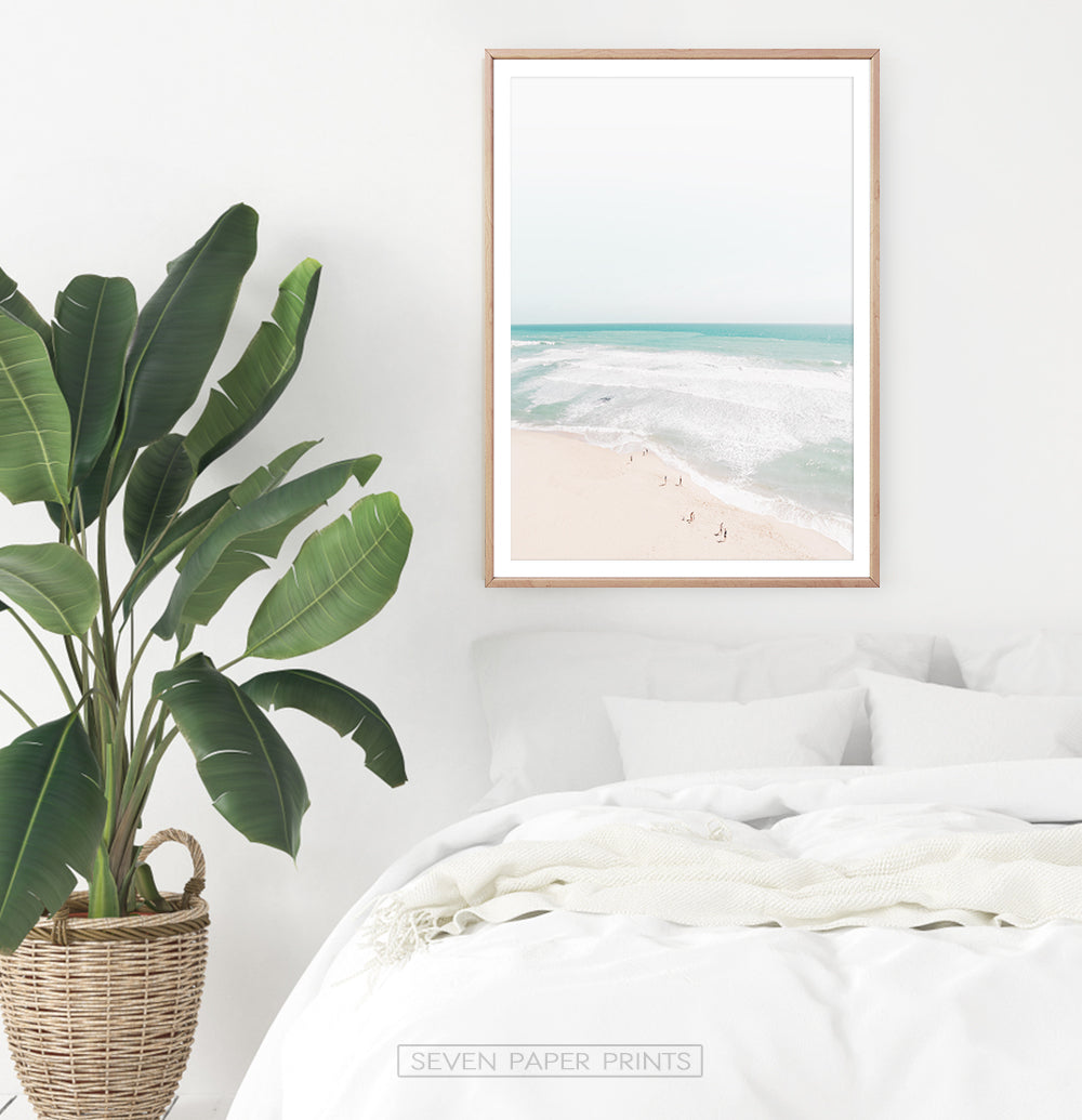 Large Beach View Wall Art
