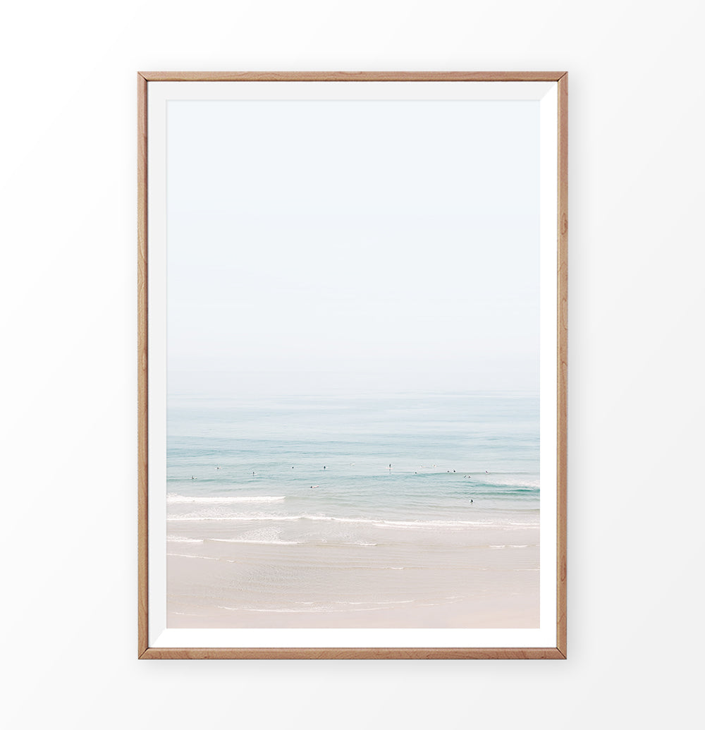 Venice beach print, large coastal wall art