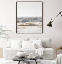 Load image into Gallery viewer, Sea Wave on the Beach - Printed and Shipped Art
