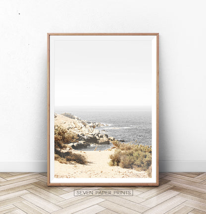 California Beach Ocean Landscape Wall Art