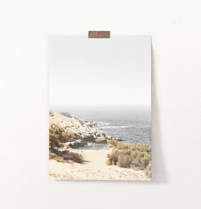 California Beach Ocean Landscape Wall Art