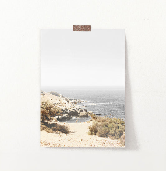 California Beach Ocean Landscape Wall Art