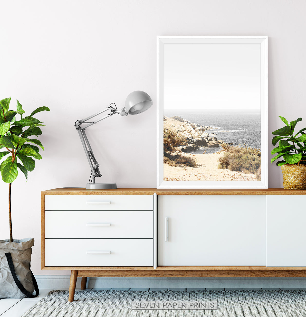 California Beach Ocean Landscape Wall Art