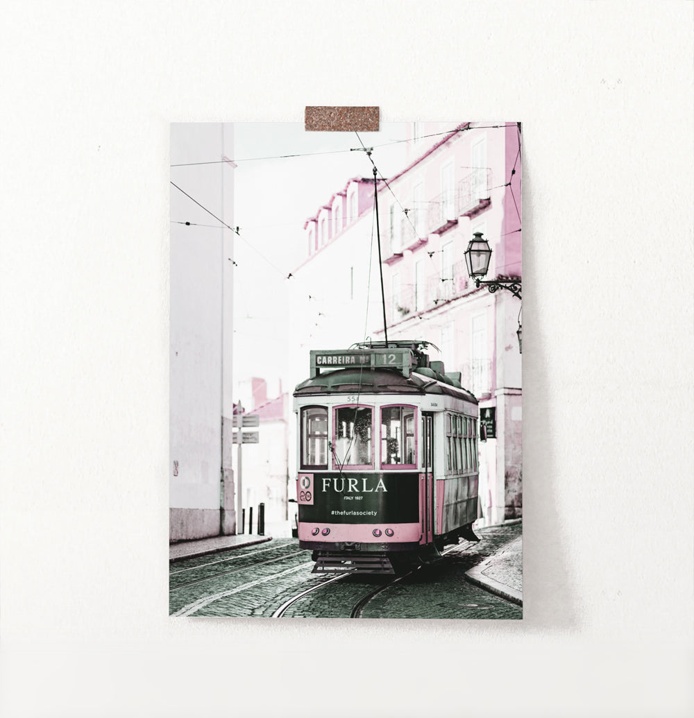 Pink Furla Tram Poster