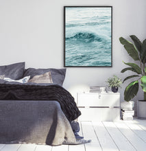 Load image into Gallery viewer, Tropical ocean wall decor for gray bedroom
