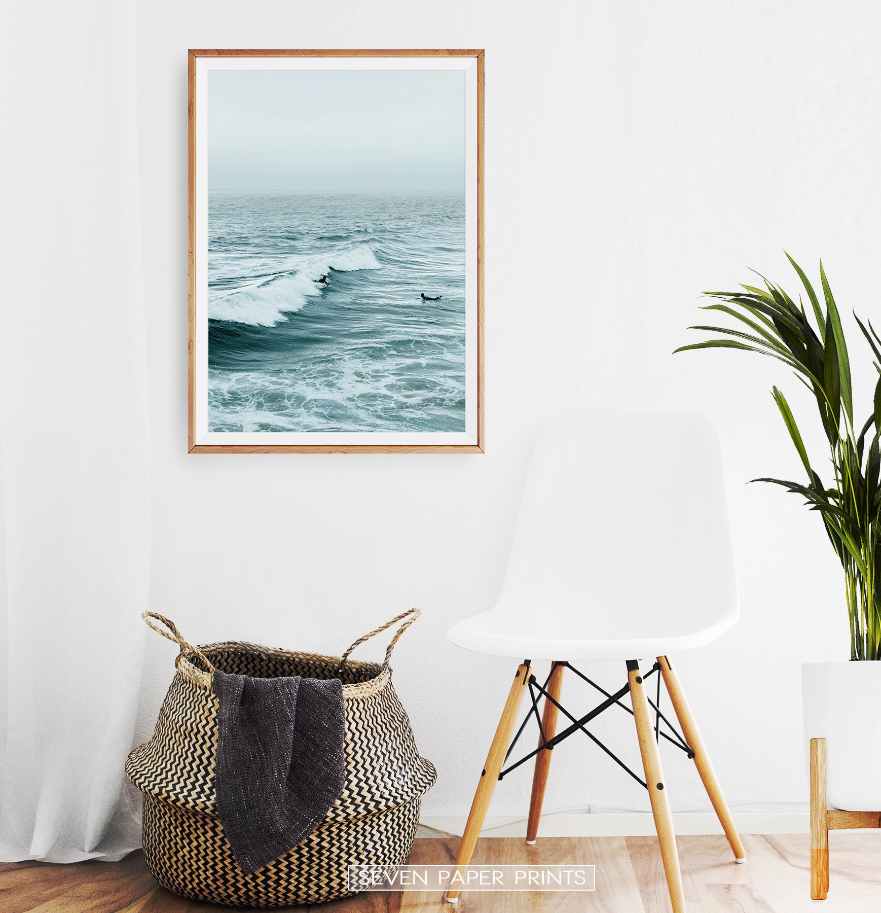 Tropical Ocean Photo Print for empty wall