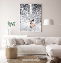 Load image into Gallery viewer, White-framed in the living room with white sofa
