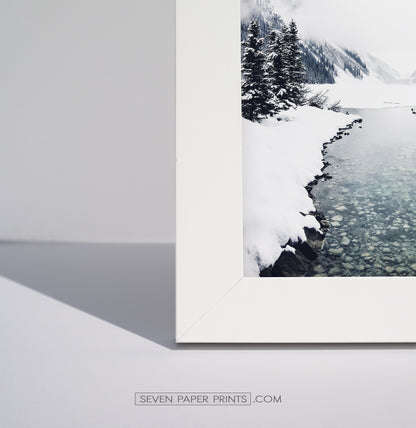 Corner of a white frame