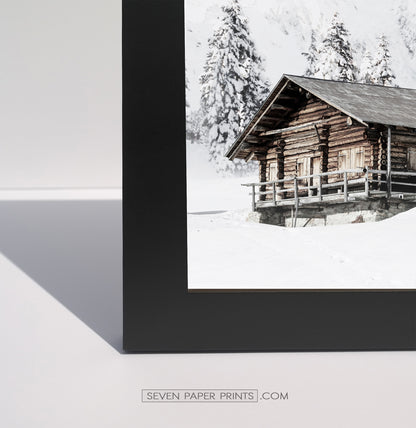 Corner of a black frame
