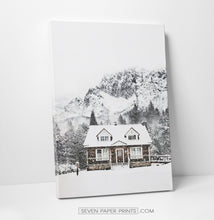 Load image into Gallery viewer, Snowy Coutry House Wall Art
