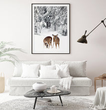 Load image into Gallery viewer, Black-framed with white sofa
