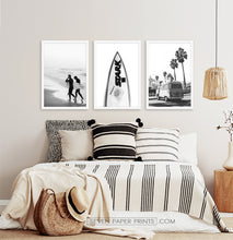 Load image into Gallery viewer, Surfboard Framed Wall Art Set of 3
