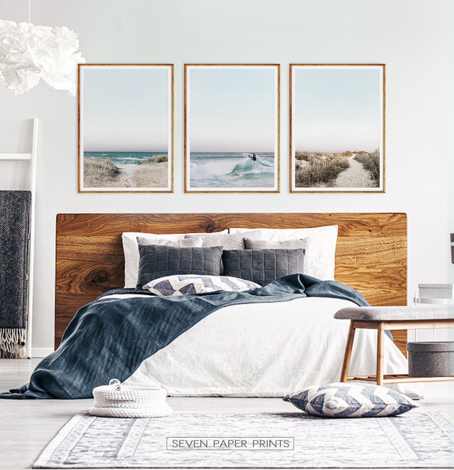 Beach Themed Coastal Print Set by Tanya Shumkina