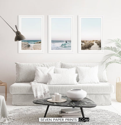 Beach Themed Coastal Print Set by Tanya Shumkina