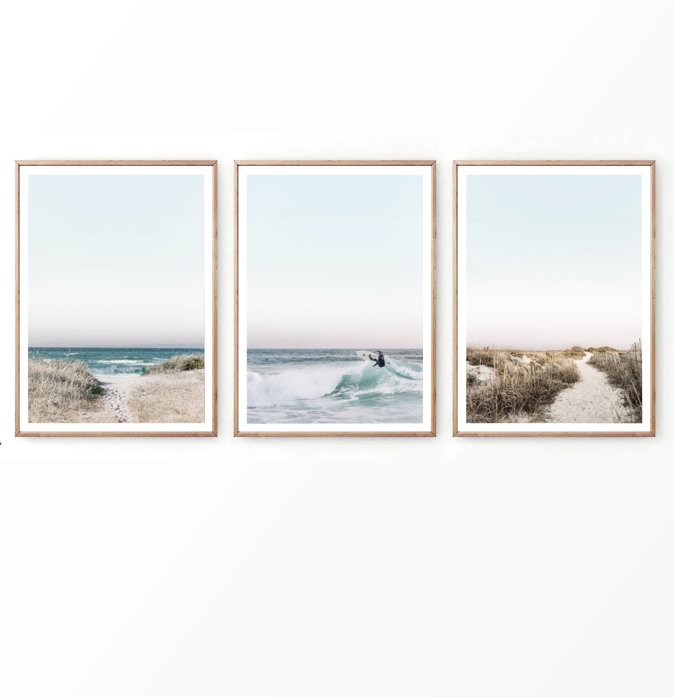 Beach Themed Coastal Print Set by Tanya Shumkina