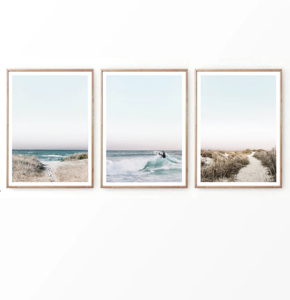 Beach Themed Coastal Print Set by Tanya Shumkina