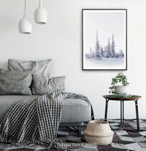 Load image into Gallery viewer, Black-framed in a white&amp;gray bedroom
