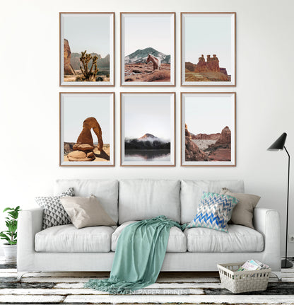 Utah Attraction Set of 6 Photo Prints by Tanya Shumkina