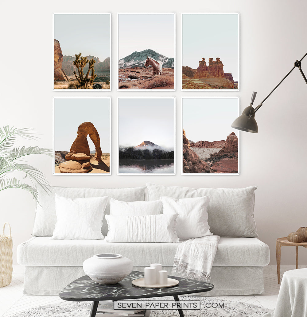 Utah Attraction Set of 6 Photo Prints by Tanya Shumkina