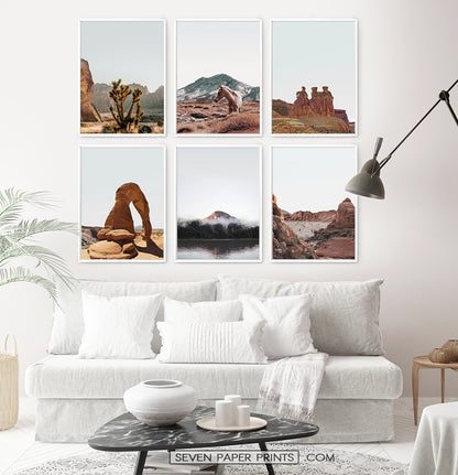 Utah Attraction Set of 6 Photo Prints by Tanya Shumkina