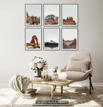 Utah Attraction Set of 6 Photo Prints by Tanya Shumkina