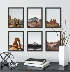 Utah Attraction Set of 6 Photo Prints by Tanya Shumkina