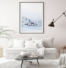 Load image into Gallery viewer, Black-framed with white sofa
