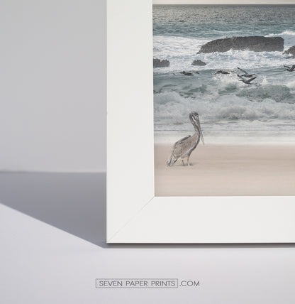 A corner of a white frame