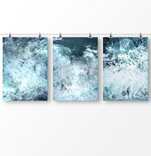 Load image into Gallery viewer, Ocean Wave, Sea photography set of 3 prints

