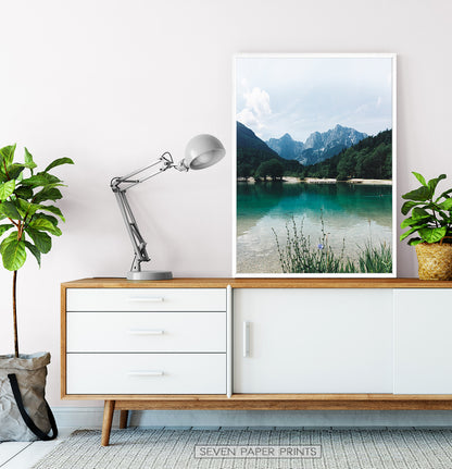Canadian Mountain Forest Lake Photo Print