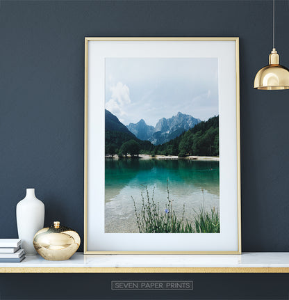 Canadian Mountain Forest Lake Photo Print