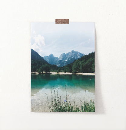 Canadian Mountain Forest Lake Photo Print