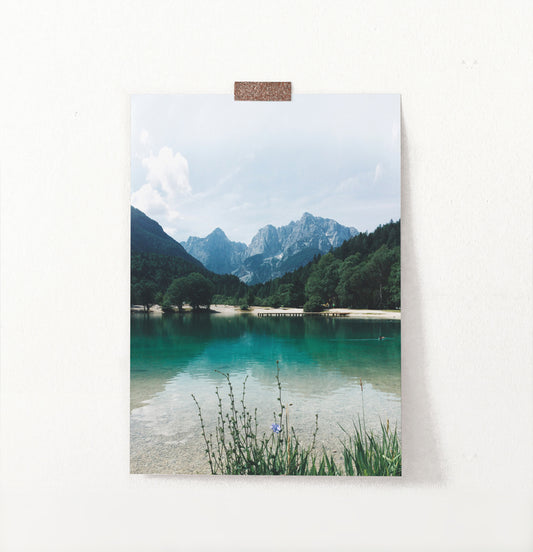 Canadian Mountain Forest Lake Photo Print