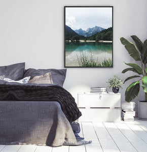 Canadian Mountain Forest Lake Photo Print