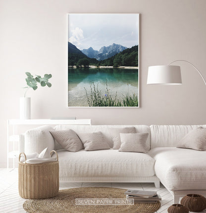 Canadian Mountain Forest Lake Photo Print