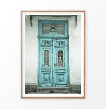 Load image into Gallery viewer, Vintage Wall Art With Blue Door Photography
